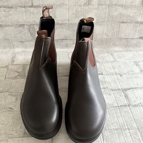 NWB Blundstone Originals 500 Stout Brown Leather Chelsea Boots Gorpcore Sz 10.5 main image 6